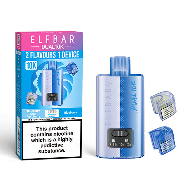 ELFBAR DUAL 10000 Starter Kit Blueberry Edition