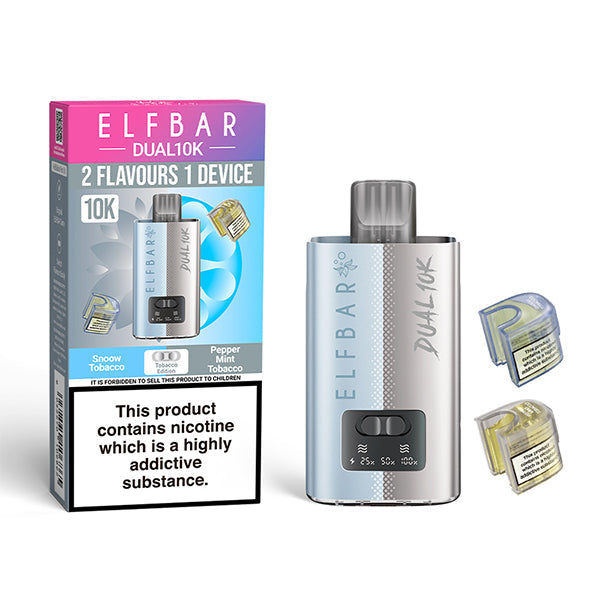 ELFBAR DUAL 10000 Starter Kit Tobacco Edition