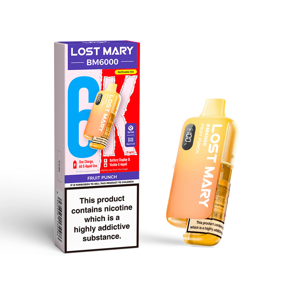 Lost Mary BM6000 Vape Kit Fruit Punch