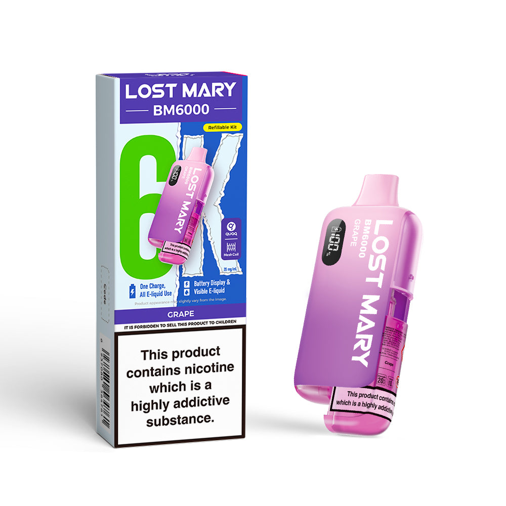 Lost Mary BM6000 Vape Kit Grape