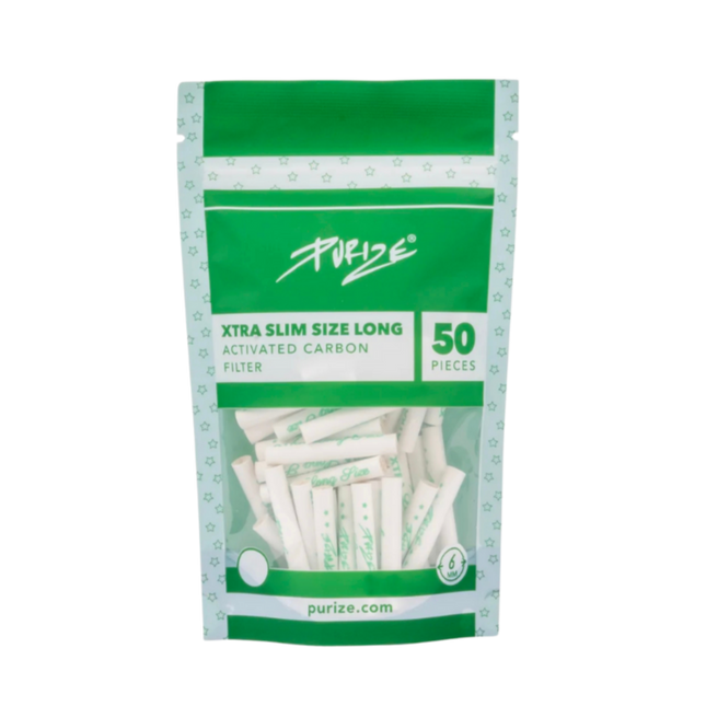 50 PURIZE® Xtra Slim Size Long | White