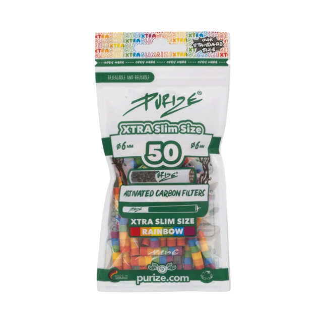 50 PURIZE® Xtra Slim Size | Rainbow