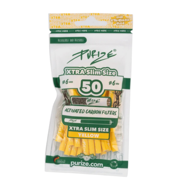 50 PURIZE® Xtra Slim Size | Yellow