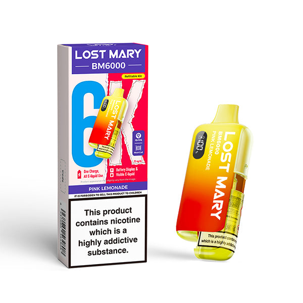 Lost Mary BM6000 Vape Kit Pink Lemonade