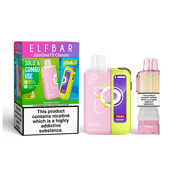 ELFBAR JOIN ONE 15 CLASSIC Starter Kit Strawberry Kiwi