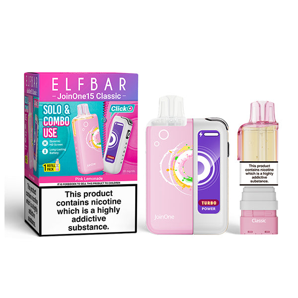 ELFBAR JOIN ONE 15 CLASSIC Starter Kit Pink Lemonade