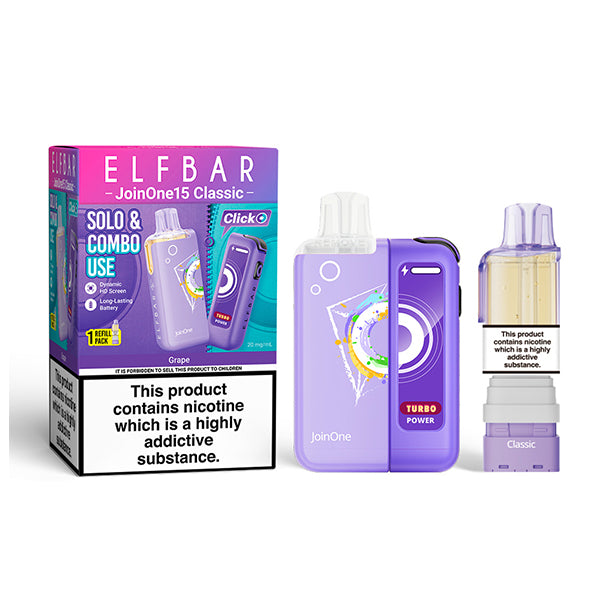 ELFBAR JOIN ONE 15 CLASSIC Starter Kit Grape