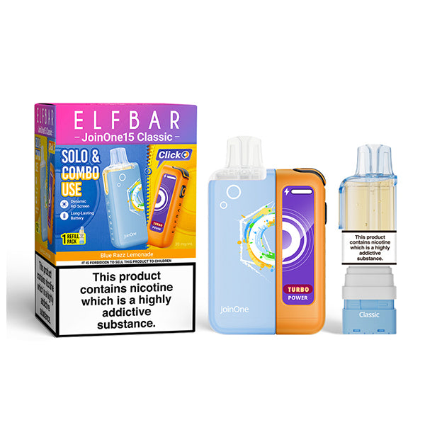 ELFBAR JOIN ONE 15 CLASSIC Starter Kit Blue Razz Lemonade