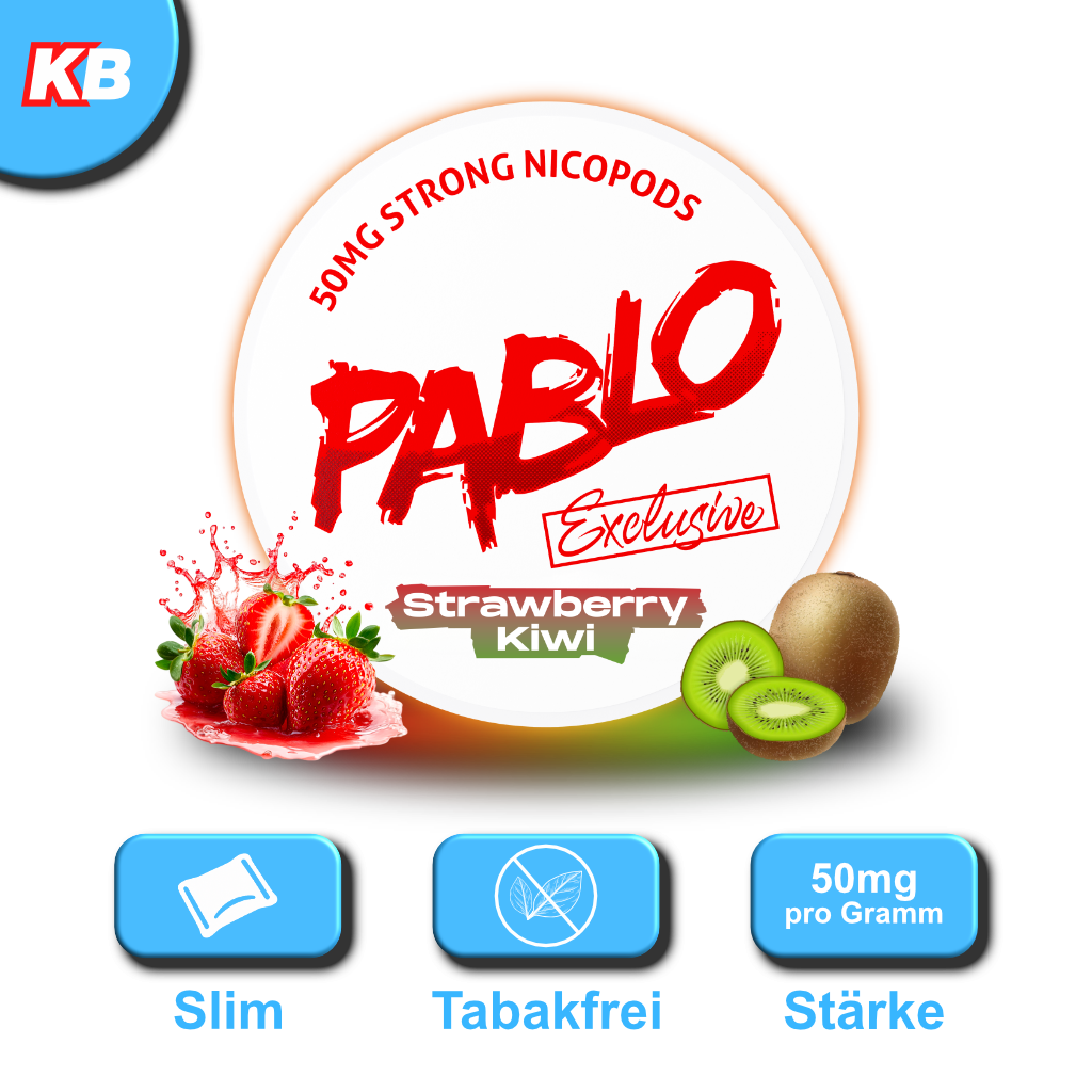 PABLO Exclusive Strawberry Kiwi
