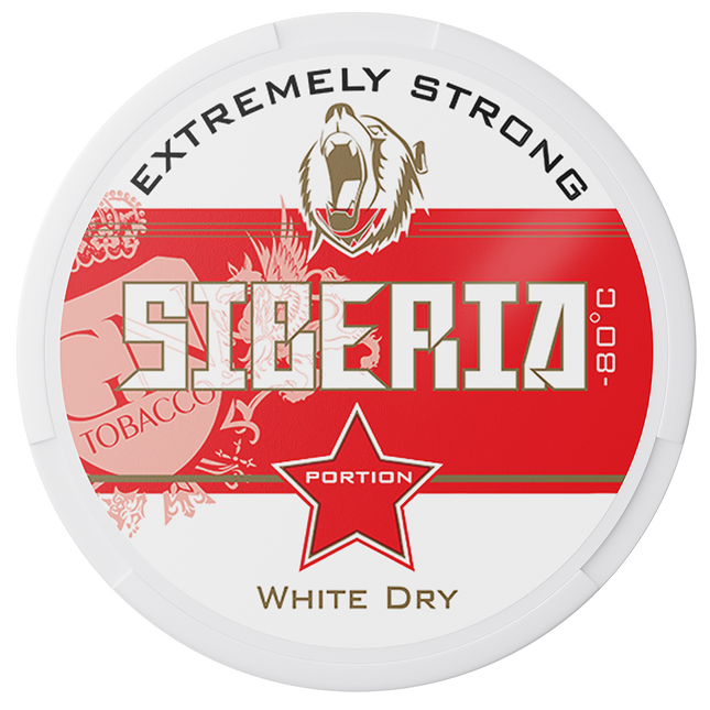 Snus SIBERIA White Dry