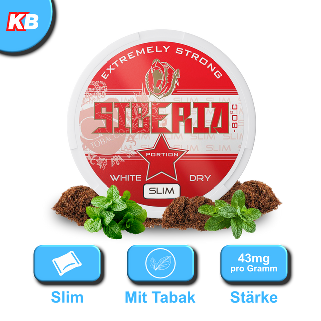 Siberia White Dry Slim (10er Stange)