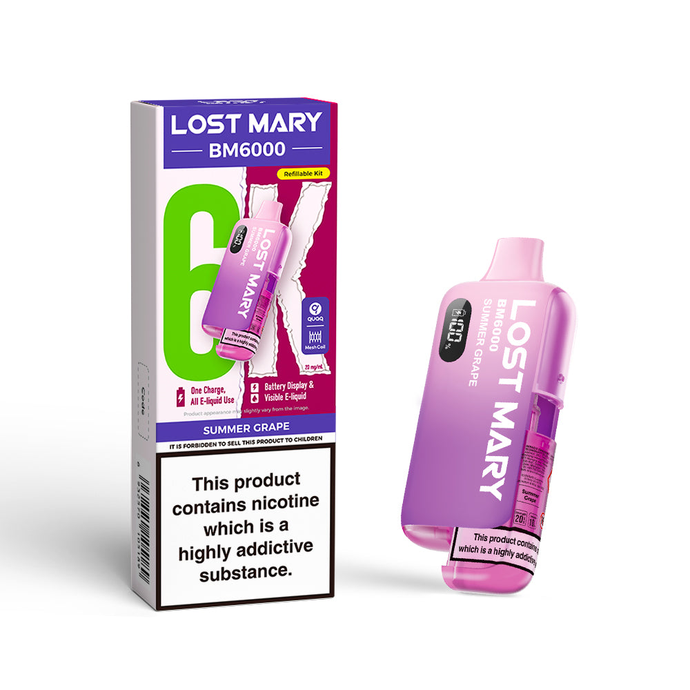 Lost Mary BM6000 Vape Kit Summer Grape