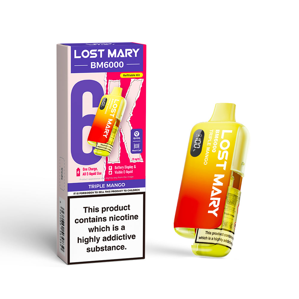 Lost Mary BM6000 Vape Kit Triple Mango