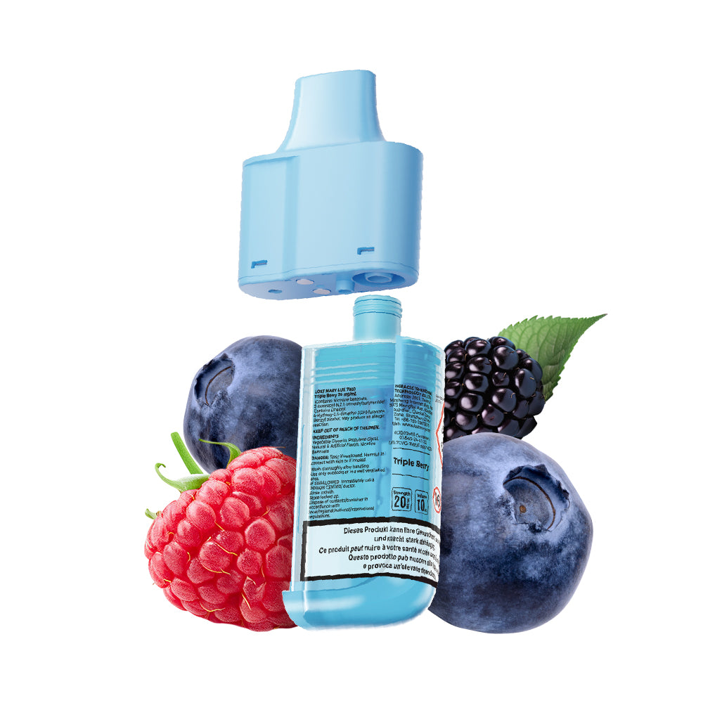 Lost Mary LUX7000 nachfüllbarer Pod Triple Berry