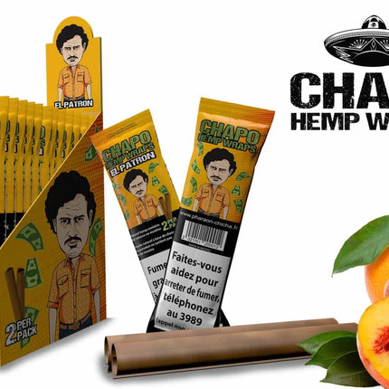 Chapo - Hemp Wraps - El Patron - Box - 25 x 2 Stück