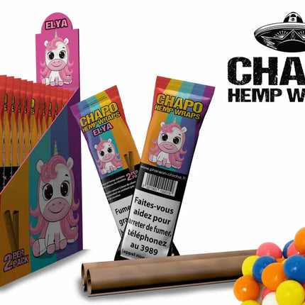 Chapo - Hemp Wraps - Elya - Box - 25 x 2 Stück