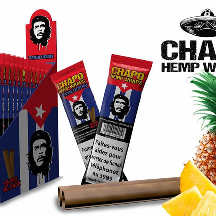 Chapo - Hemp Wraps - Revolucion - Box - 25 x 2 Stück