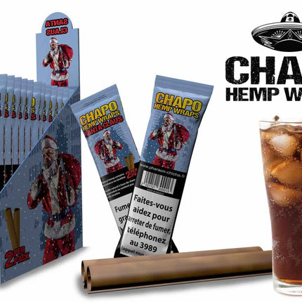 Chapo - Hemp Wraps - Santa Clauss - Box - 25 x 2 Stück